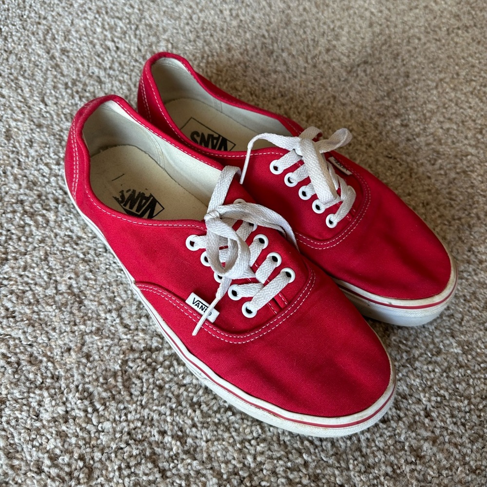 Cherry red Vans Sneakers